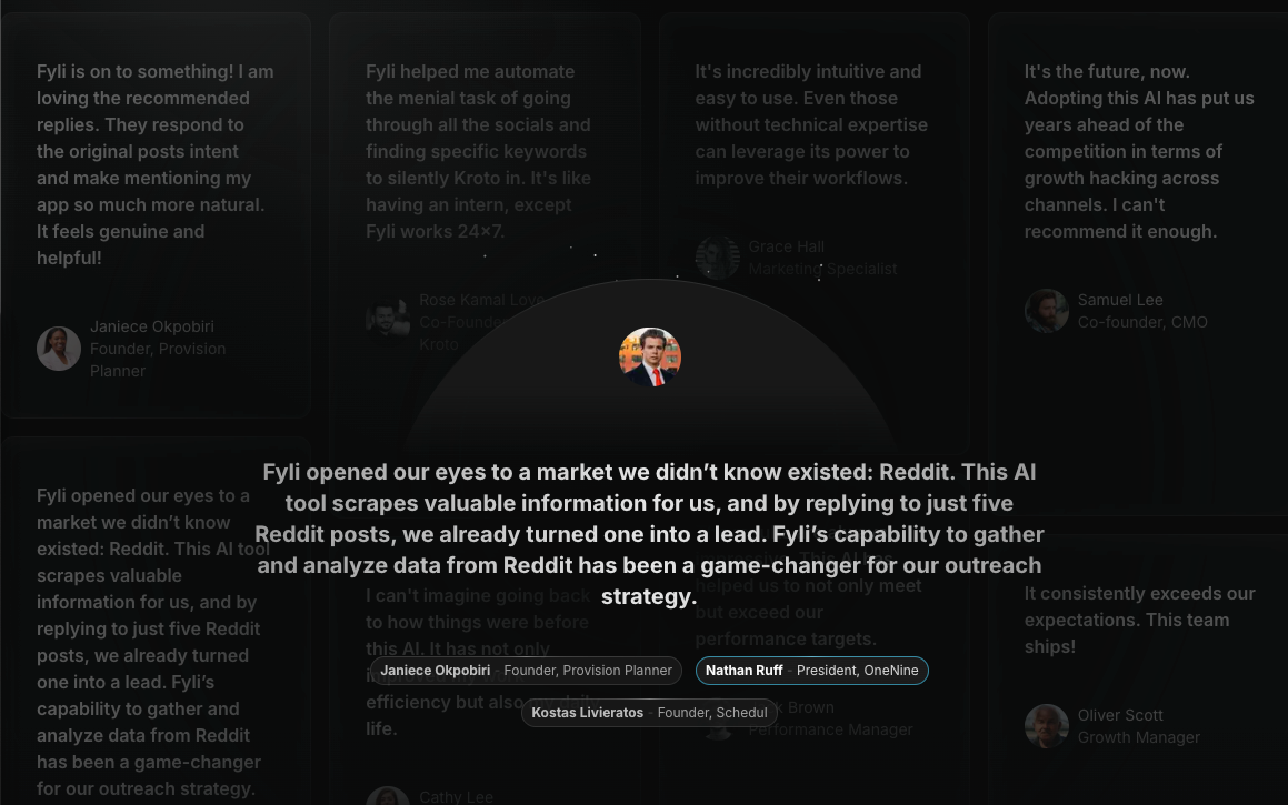 Customer Testimonials